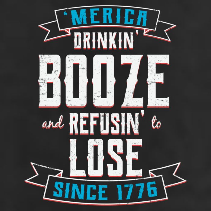 Merica Drinkin' Booze And Refusin' To Lose Trucker Hat