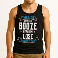 Merica Drinkin' Booze And Refusin' To Lose Tank Top
