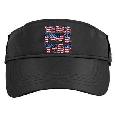 Merica Fck Yeah Adult Drive Performance Visor