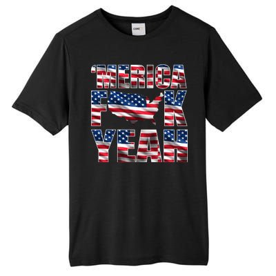 Merica Fck Yeah Tall Fusion ChromaSoft Performance T-Shirt