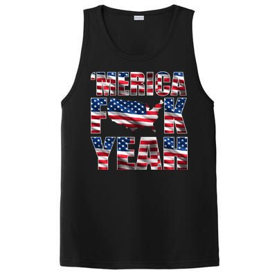 Merica Fck Yeah PosiCharge Competitor Tank