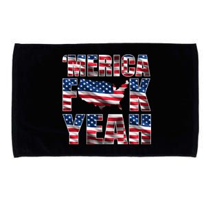 Merica Fck Yeah Microfiber Hand Towel