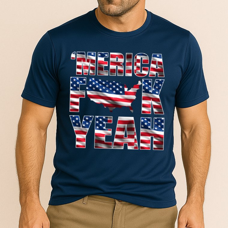 Merica Fck Yeah Performance Shirt