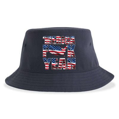 Merica Fck Yeah Sustainable Bucket Hat