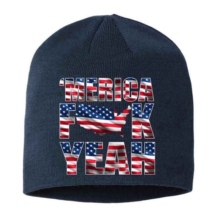 Merica Fck Yeah Sustainable Beanie