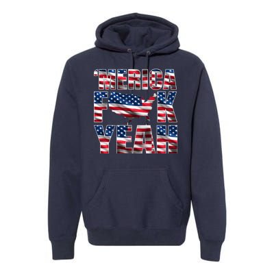 Merica Fck Yeah Premium Hoodie