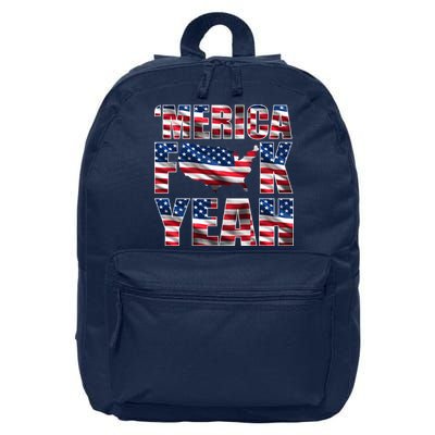 Merica Fck Yeah 16 in Basic Backpack