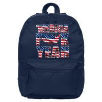 Merica Fck Yeah 16 in Basic Backpack