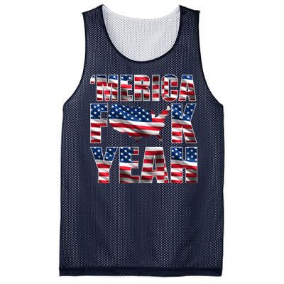 Merica Fck Yeah Mesh Reversible Basketball Jersey Tank