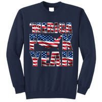 Merica Fck Yeah Tall Sweatshirt