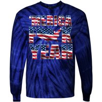 Merica Fck Yeah Tie-Dye Long Sleeve Shirt