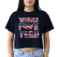 Merica Fck Yeah Crop Top