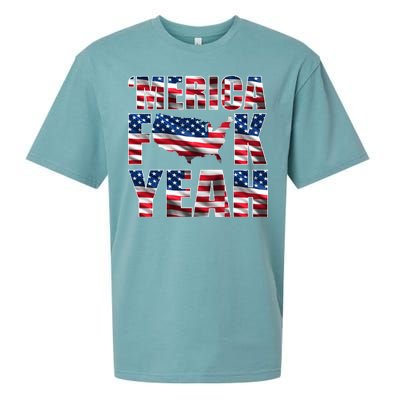 Merica Fck Yeah Sueded Cloud Jersey T-Shirt