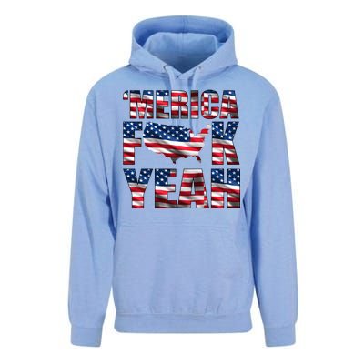 Merica Fck Yeah Unisex Surf Hoodie