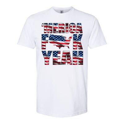 Merica Fck Yeah Softstyle® CVC T-Shirt