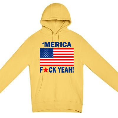 Merica F*ck Yeah! USA Premium Pullover Hoodie