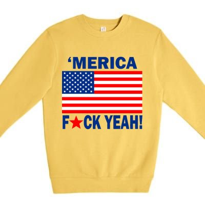 Merica F*ck Yeah! USA Premium Crewneck Sweatshirt