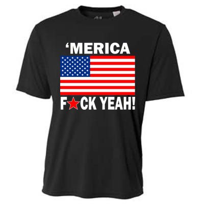 Merica F*ck Yeah! USA Cooling Performance Crew T-Shirt