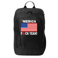 Merica F*ck Yeah! USA City Backpack