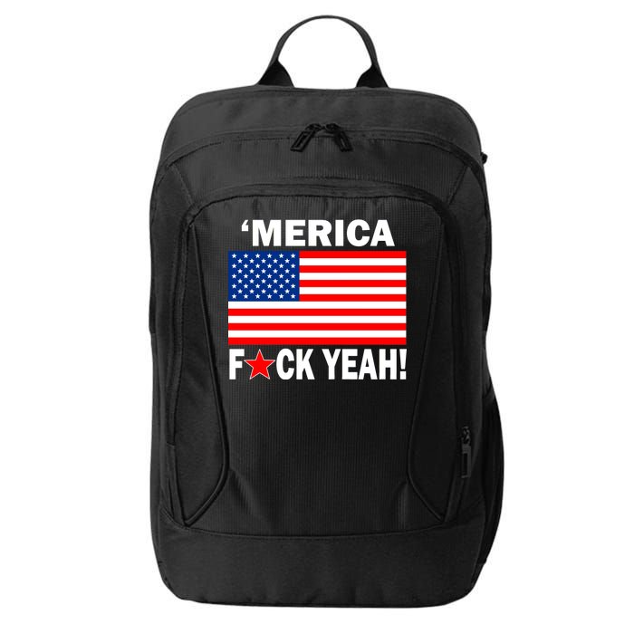 Merica F*ck Yeah! USA City Backpack