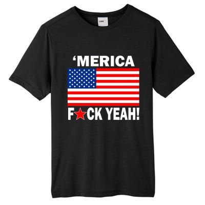 Merica F*ck Yeah! USA Tall Fusion ChromaSoft Performance T-Shirt