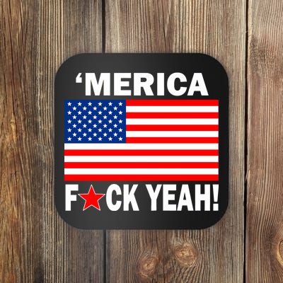 Merica F*ck Yeah! USA Coaster