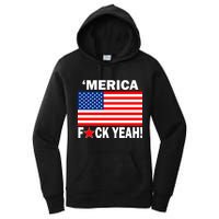 Merica F*ck Yeah! USA Women's Pullover Hoodie