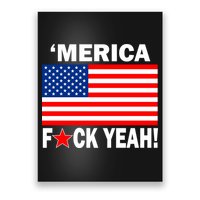 Merica F*ck Yeah! USA Poster