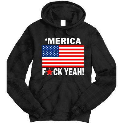 Merica F*ck Yeah! USA Tie Dye Hoodie