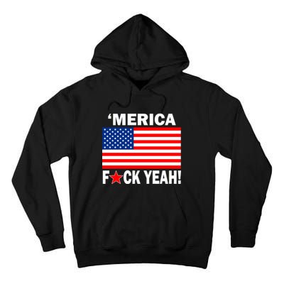 Merica F*ck Yeah! USA Tall Hoodie