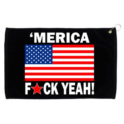 Merica F*ck Yeah! USA Grommeted Golf Towel