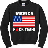 Merica F*ck Yeah! USA Kids Sweatshirt