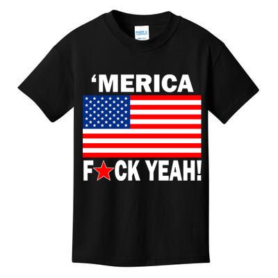 Merica F*ck Yeah! USA Kids T-Shirt