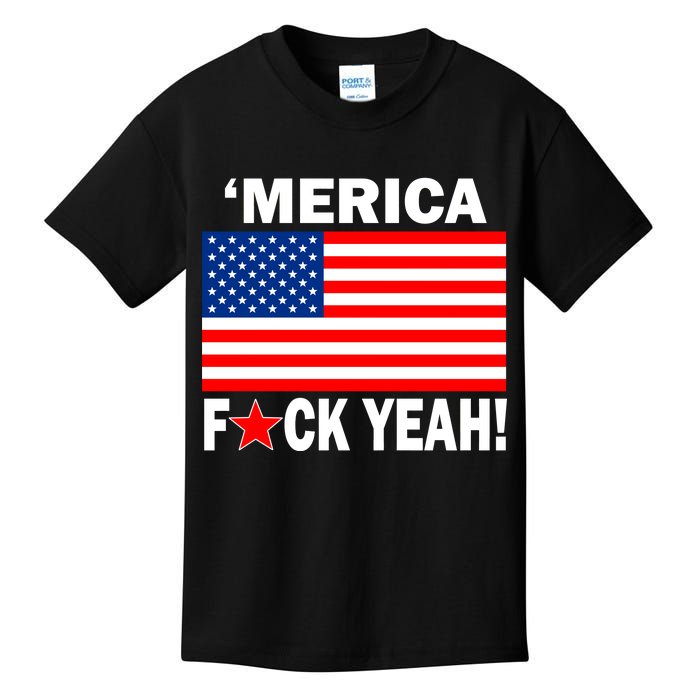 Merica F*ck Yeah! USA Kids T-Shirt