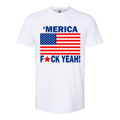 Merica F*ck Yeah! USA Softstyle CVC T-Shirt