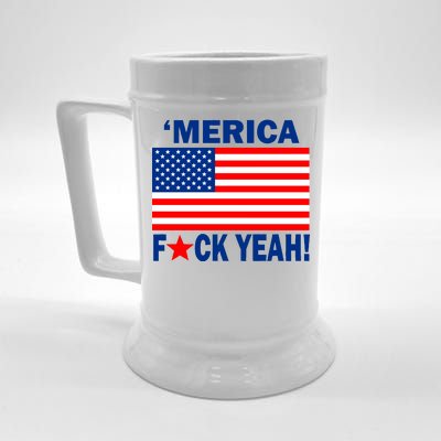 Merica F*ck Yeah! USA Beer Stein