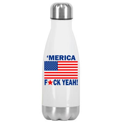 Merica F*ck Yeah! USA Stainless Steel Insulated Water Bottle