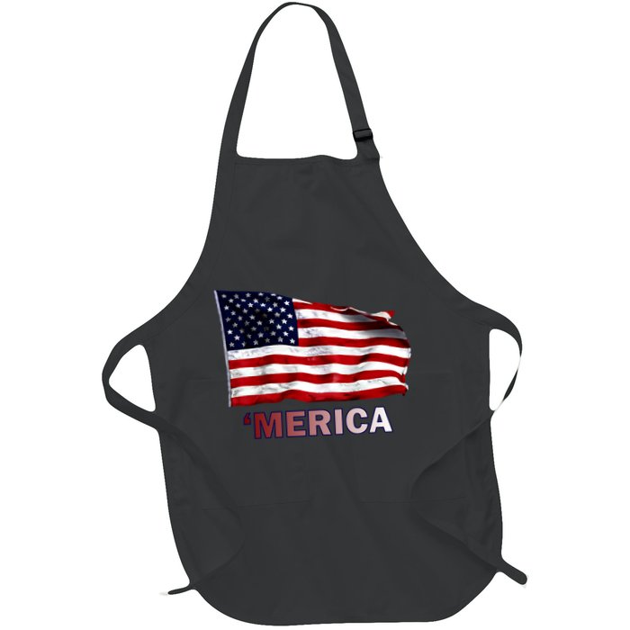 Merica Flag Wave Apron