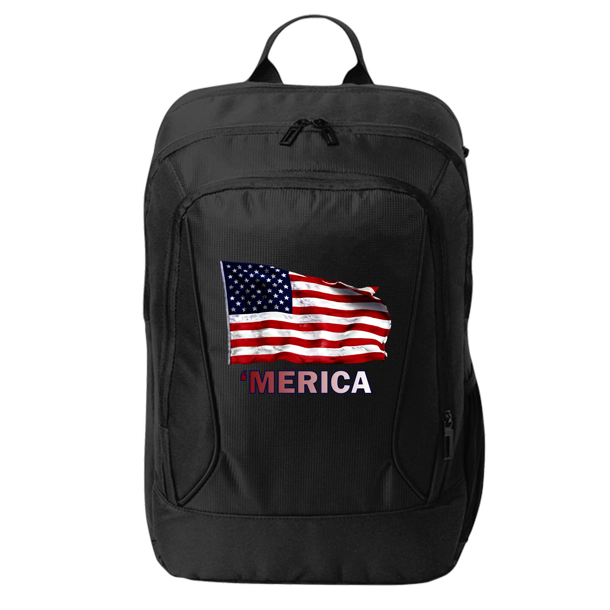 Merica Flag Wave City Backpack