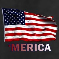 Merica Flag Wave Golf Towel