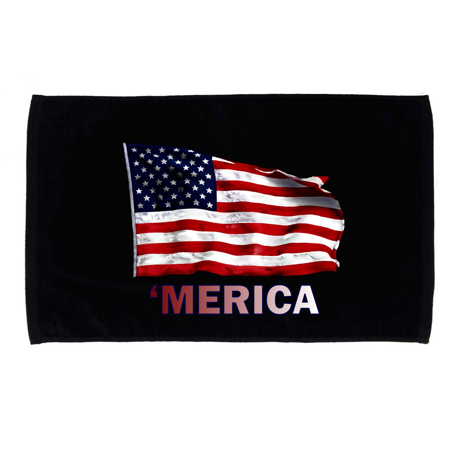 Merica Flag Wave Microfiber Hand Towel