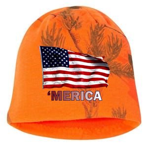 Merica Flag Wave Kati - Camo Knit Beanie