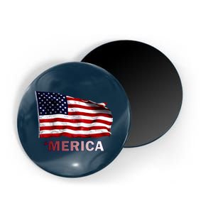 Merica Flag Wave Magnet