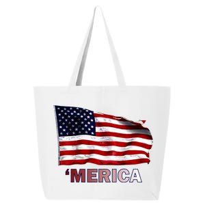 Merica Flag Wave 25L Jumbo Tote