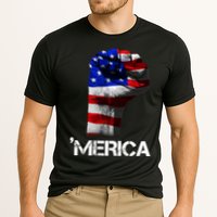 Merica Freedom Fist Cooling Performance Crew T-Shirt