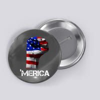 Merica Freedom Fist Button