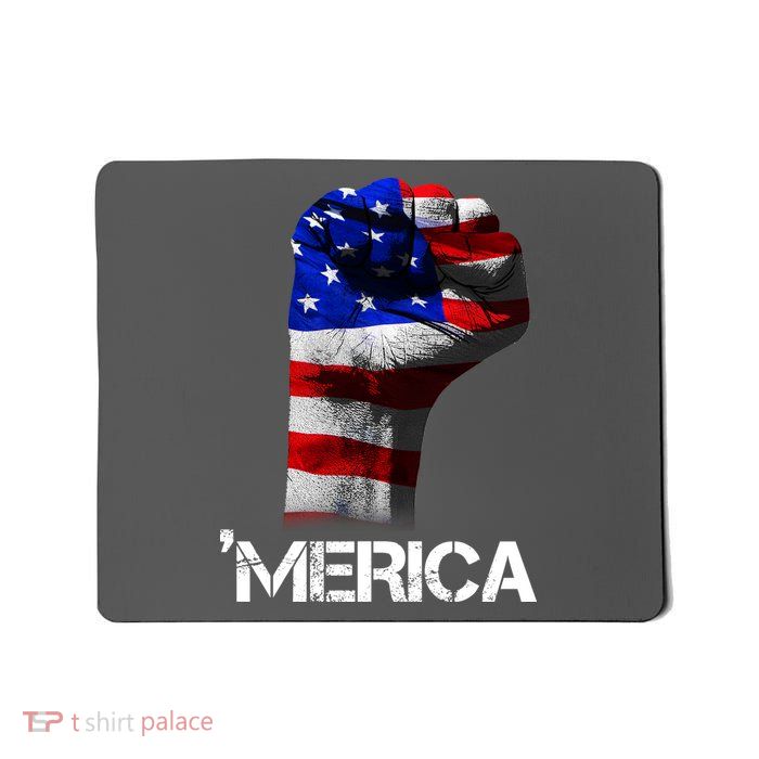 Merica Freedom Fist Mousepad