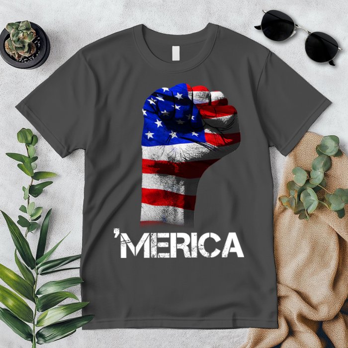 Merica Freedom Fist Premium T-Shirt