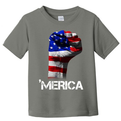 Merica Freedom Fist Toddler T-Shirt