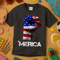 Merica Freedom Fist Kids T-Shirt